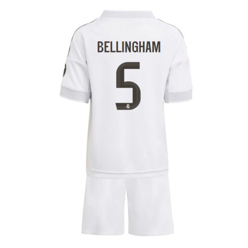 Real Madrid Jude Bellingham #5 Domaci Dres za djecu 2025-26 Kratak Rukav (+ Kratke hlače)